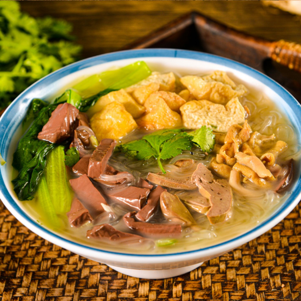 Duck Blood and Vermicelli Soup