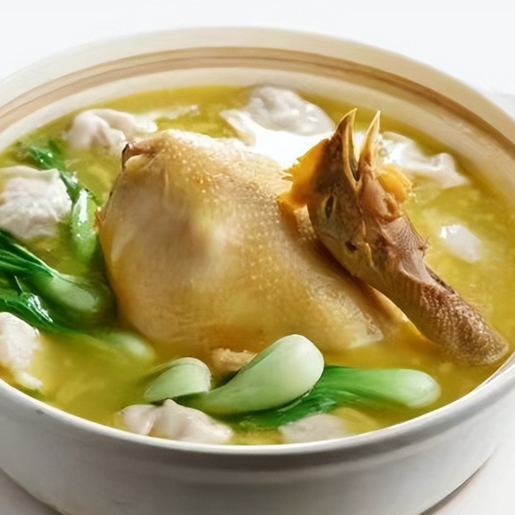Stewed Chicken in Clear Soup